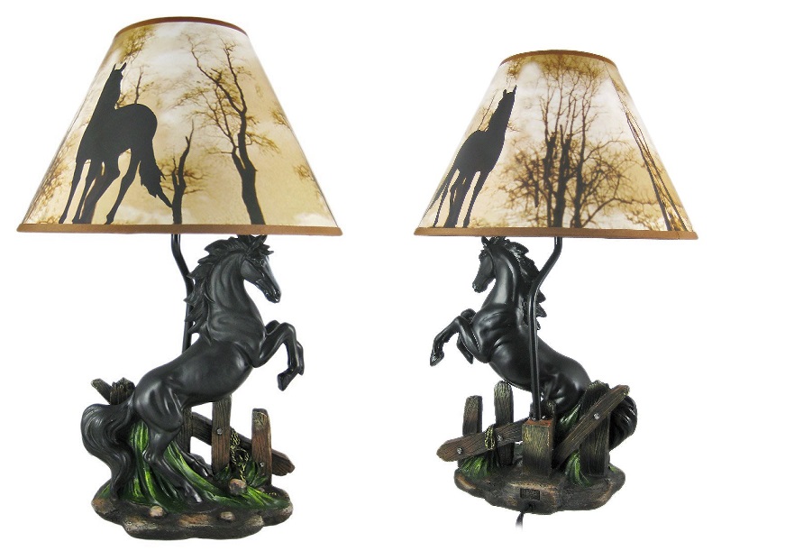 Horse Bedside Table Lamp